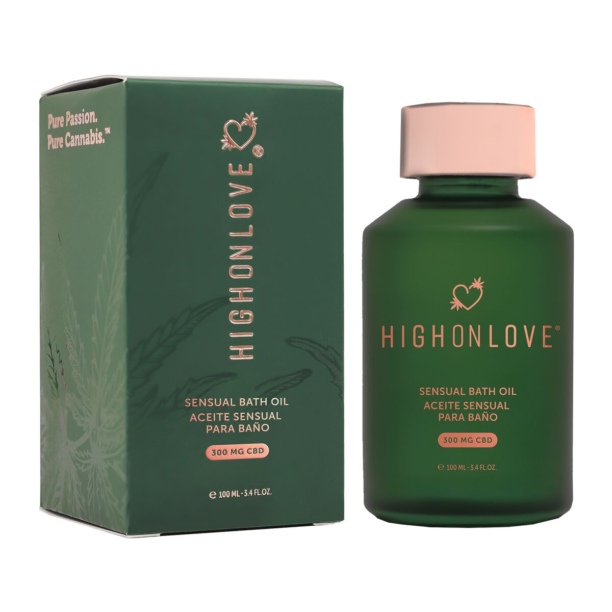 Olio da Bagno High on Love Sensual 100 ml CBD