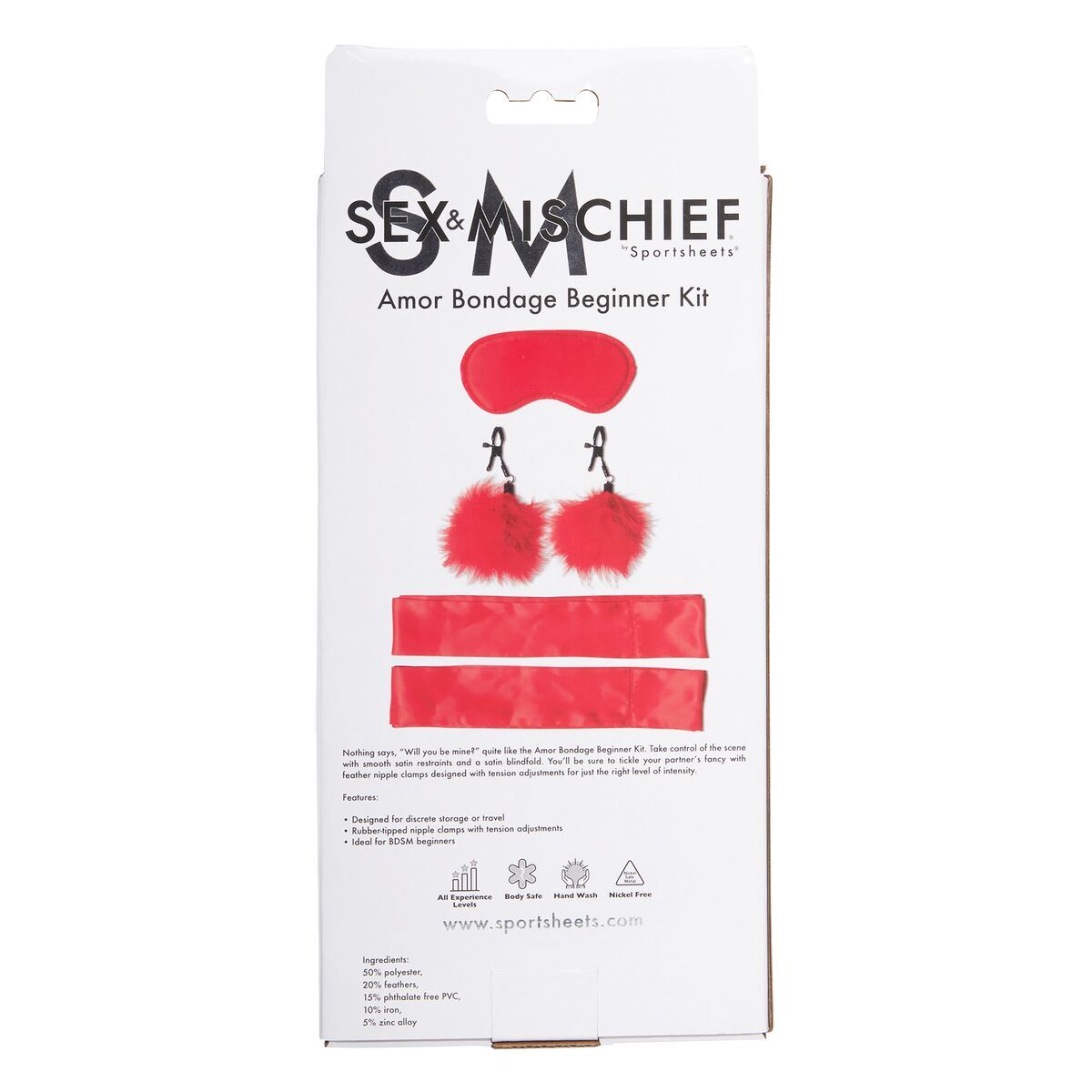 Kit Piacere Grande Sportsheets Beginner 3 Pezzi