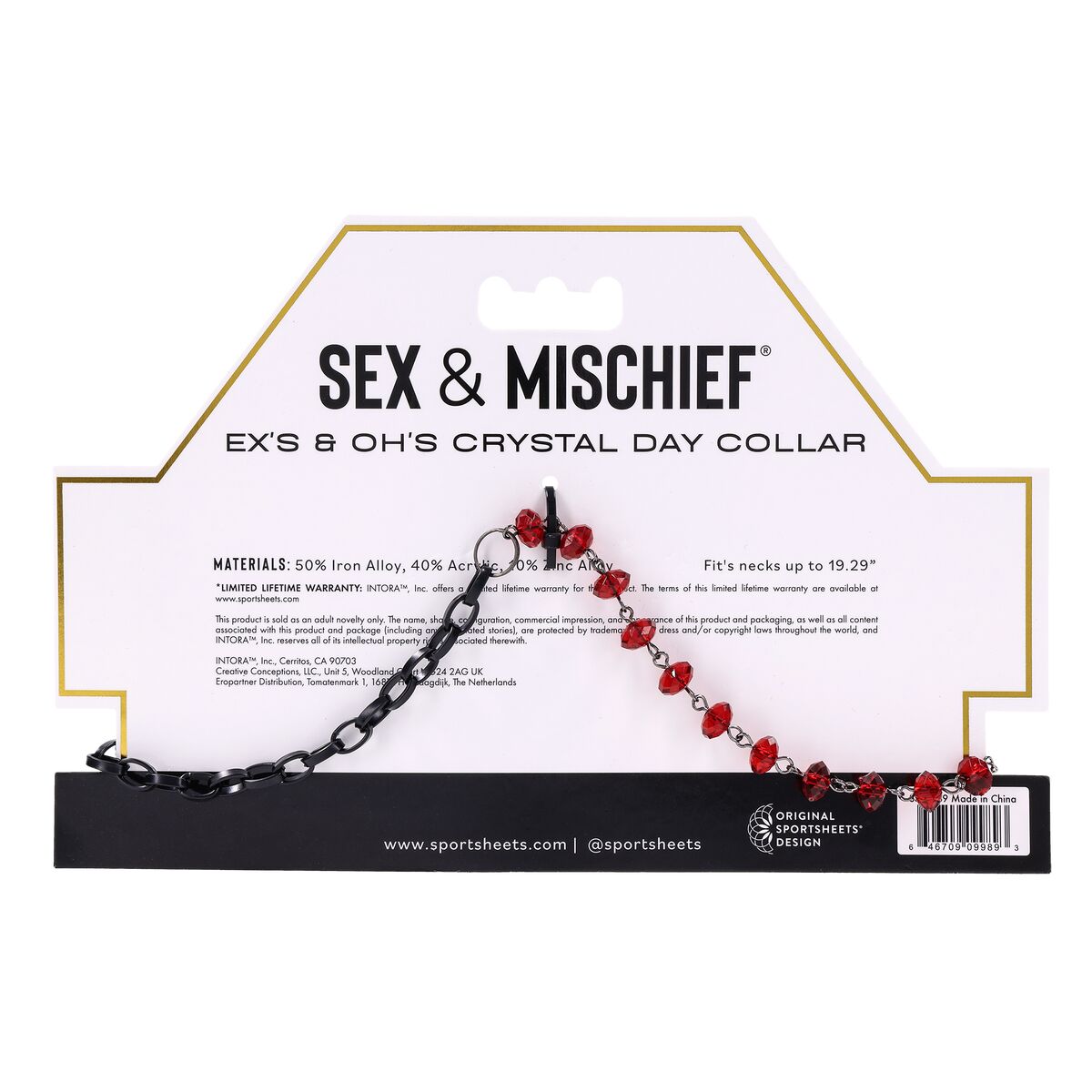 Collare da Addestramento Sportsheets Sex and Mischief