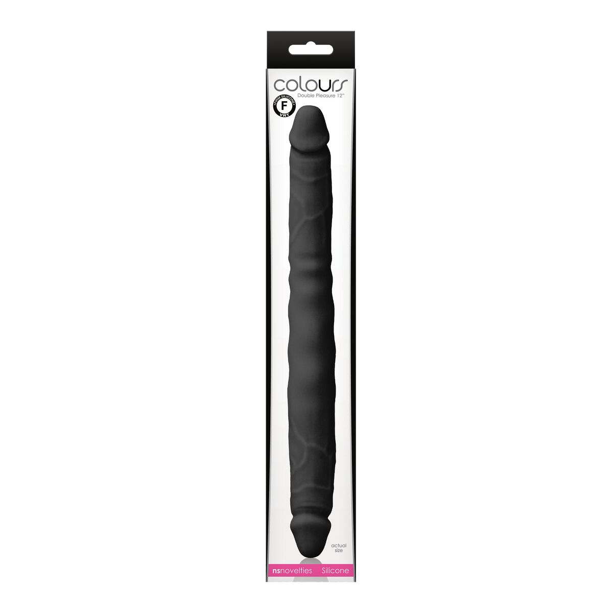Masturbatore Doppia Penetrazione NS Novelties Colours Nero