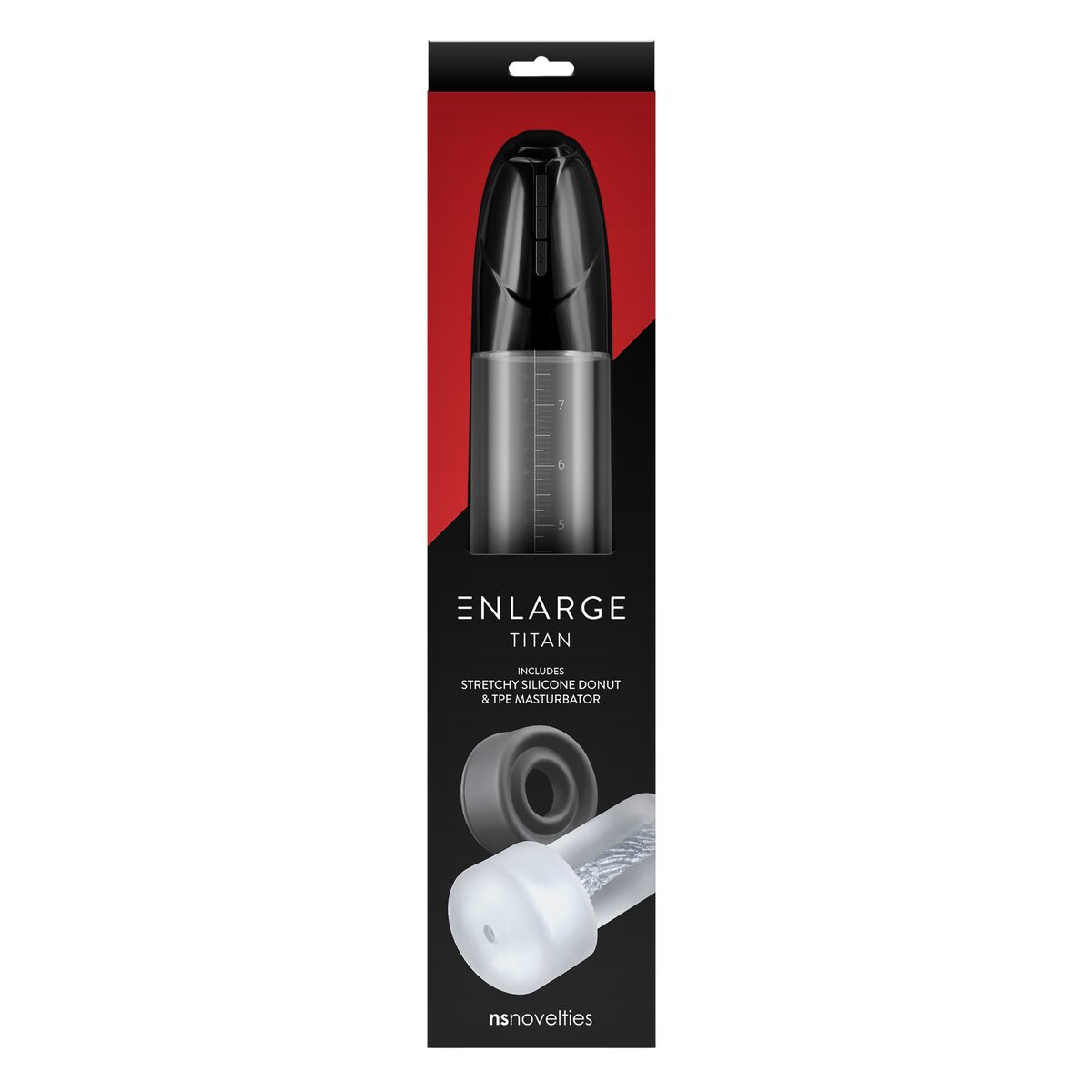 Pompa per Pene NS Novelties Titan Nero
