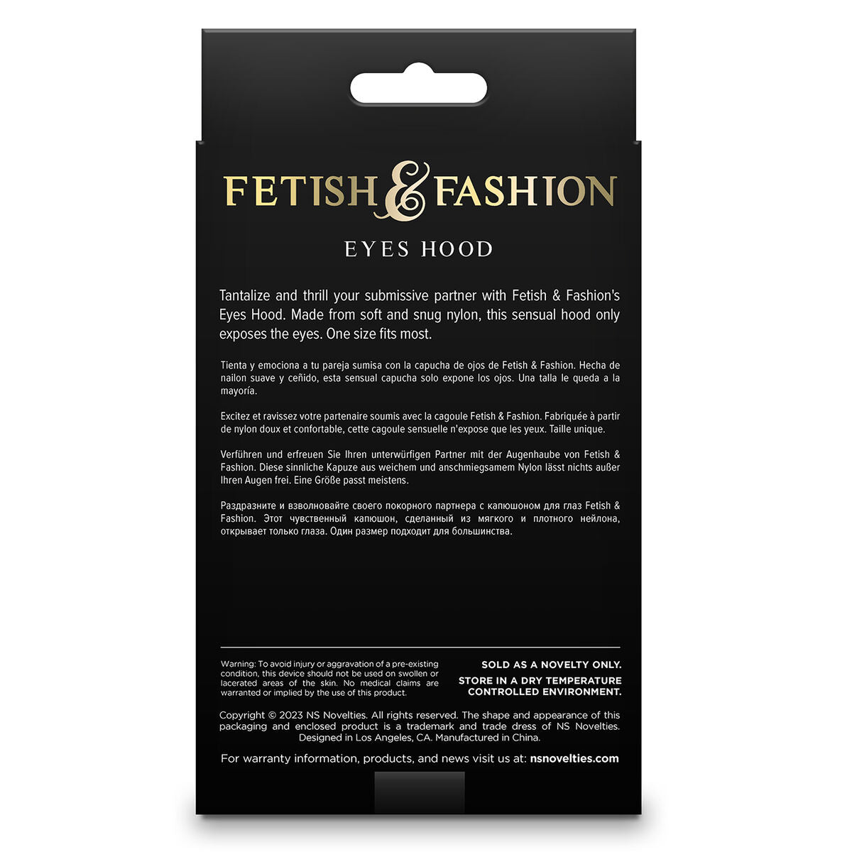 Maschera NS Novelties Fetish & Fashion Bianco