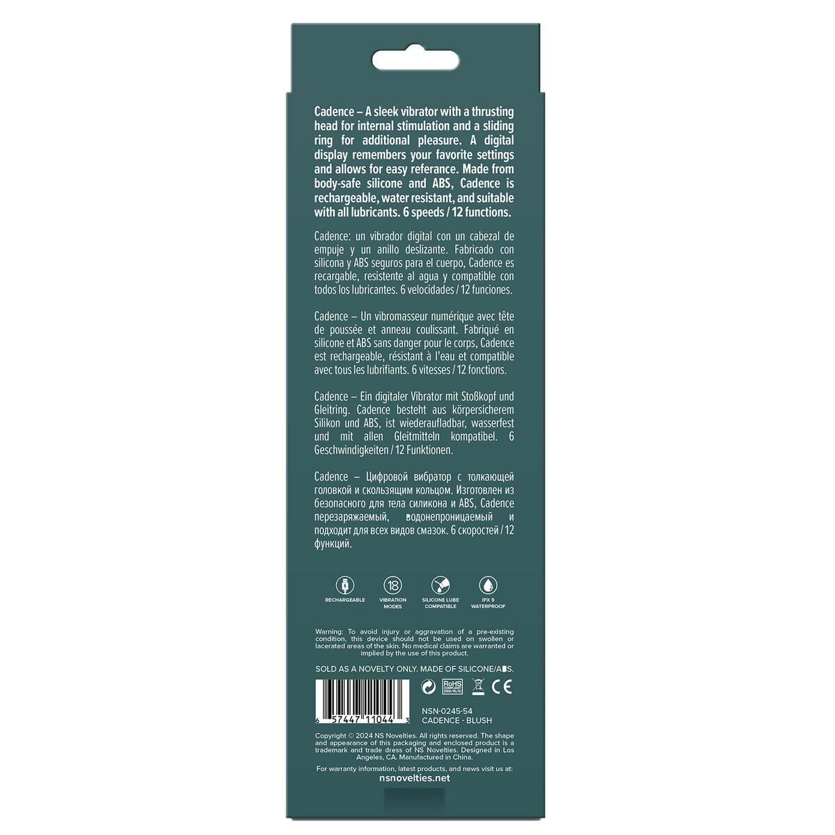 Vibratore Anale NS Novelties Lust-n-Dreams Viola