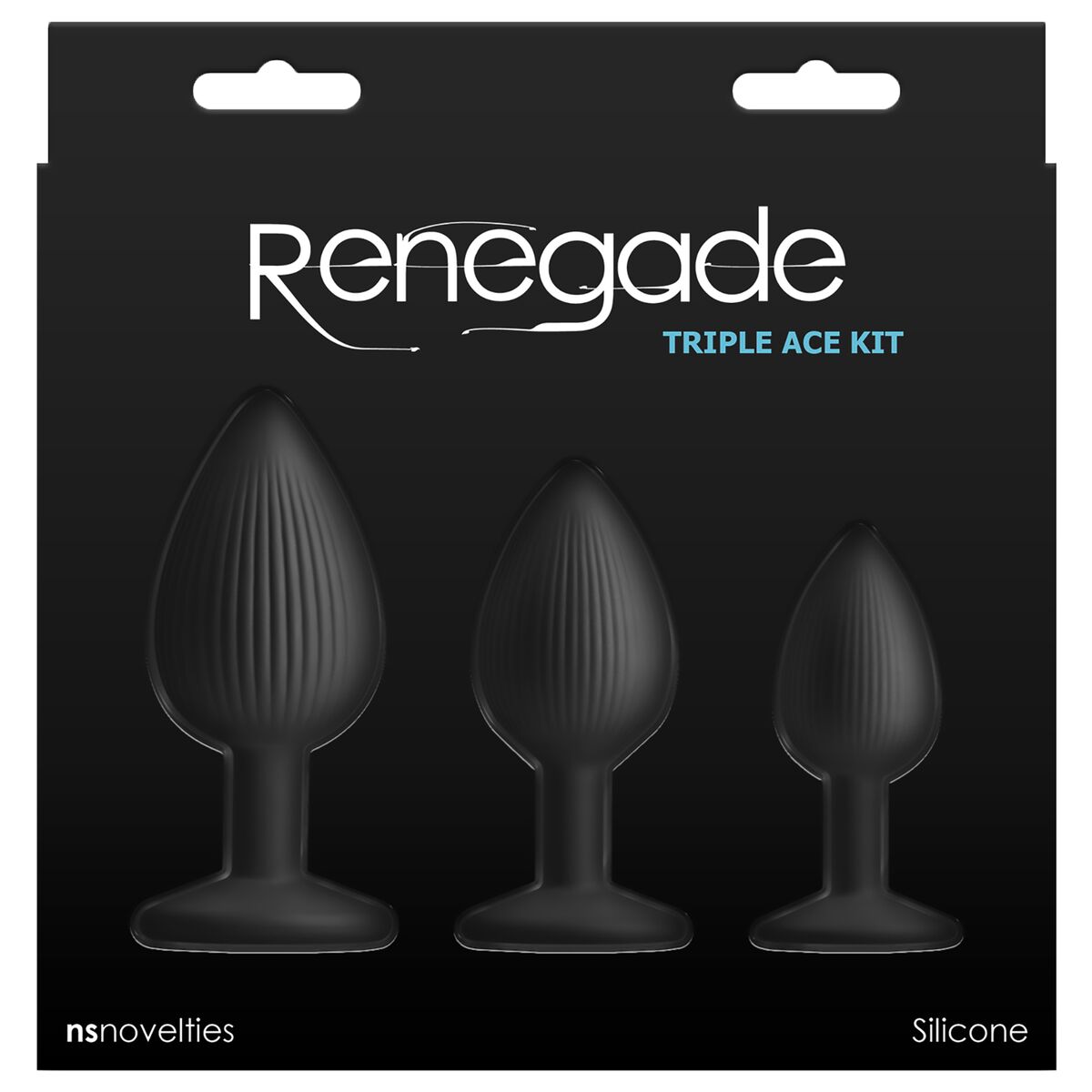 Plug Anale NS Novelties Renegade Nero (8,9 cm)