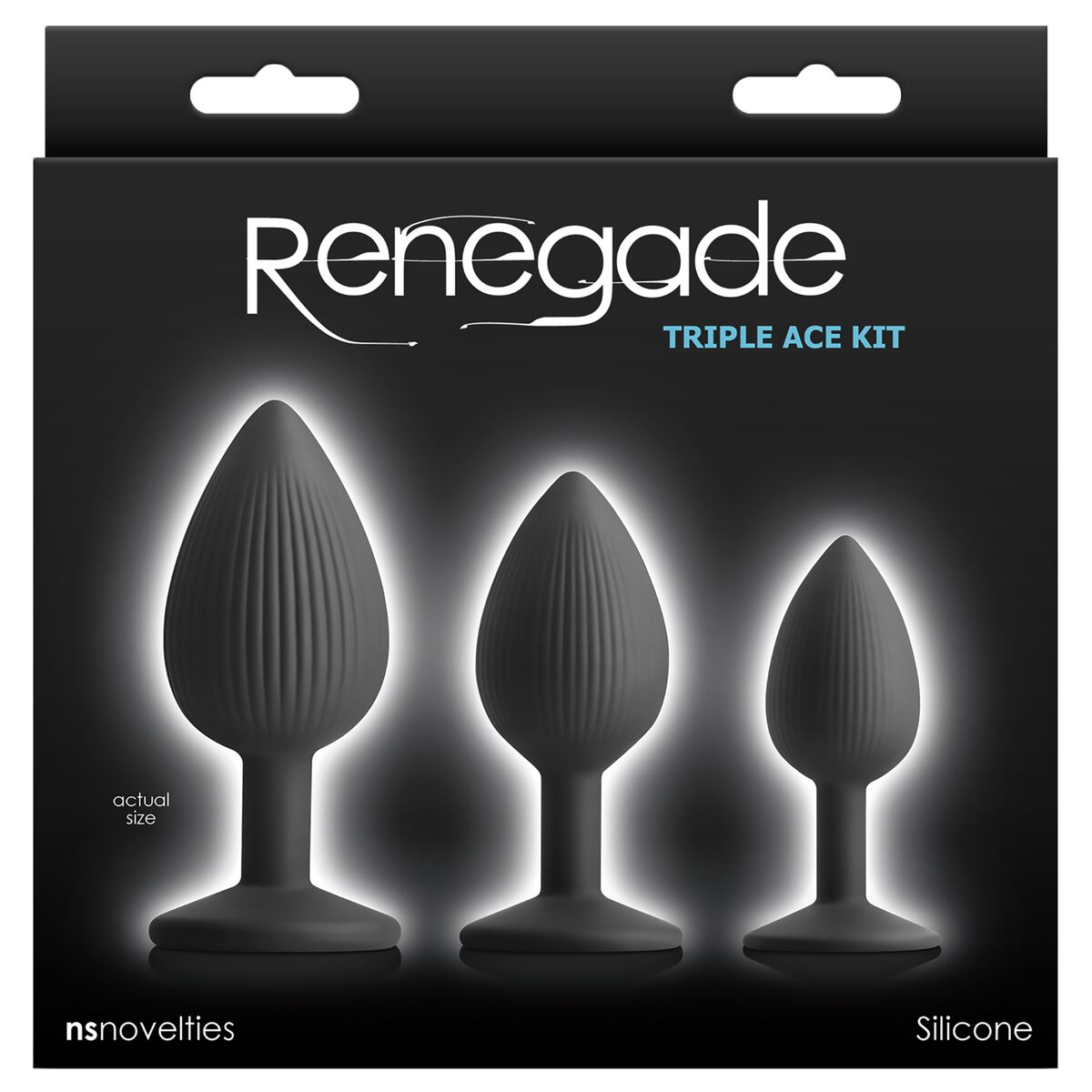 Plug Anale NS Novelties Renegade Nero (8,9 cm)