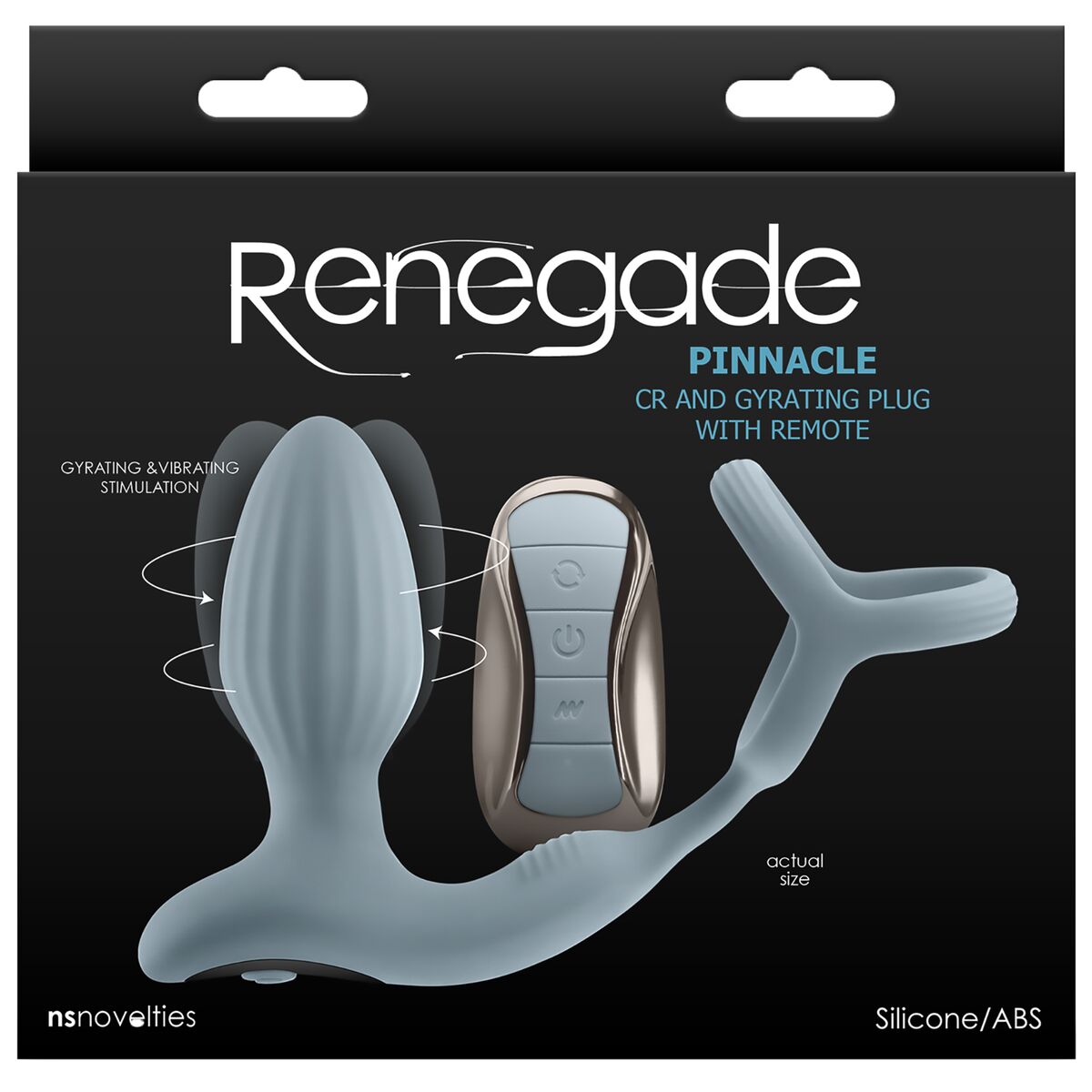 Plug Anale NS Novelties Renegade Azzurro (3,7 cm)
