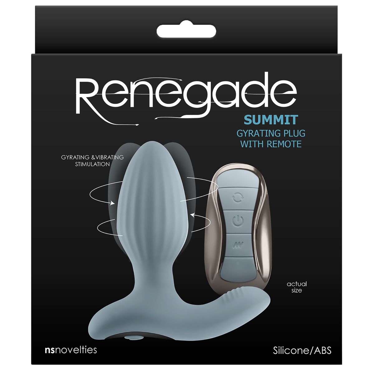 Plug Anale NS Novelties Renegade Azzurro (3,7 cm)