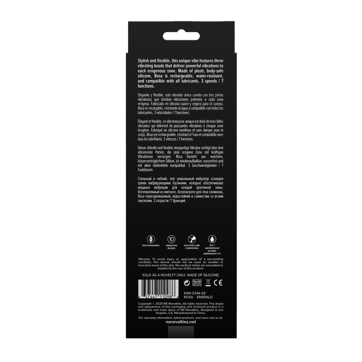 Vibratore NS Novelties Gold-n-Dreams Azzurro