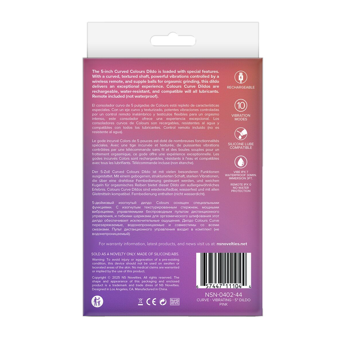 Vibratore Realistico NS Novelties Colours
