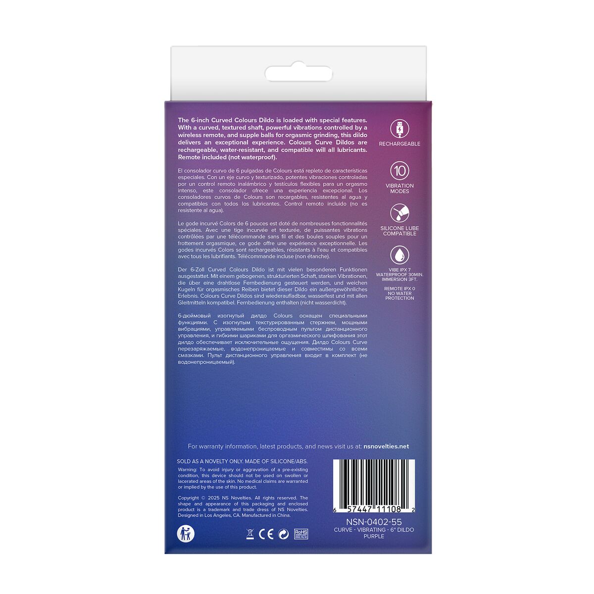 Vibratore Realistico NS Novelties Colours
