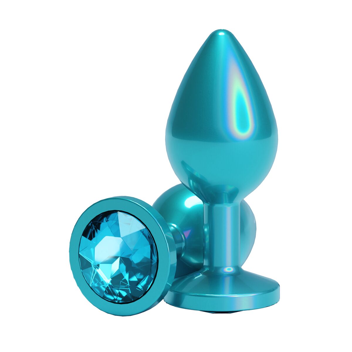 Plug Anale NS Novelties Rear Assets Azzurro (8,2 cm)