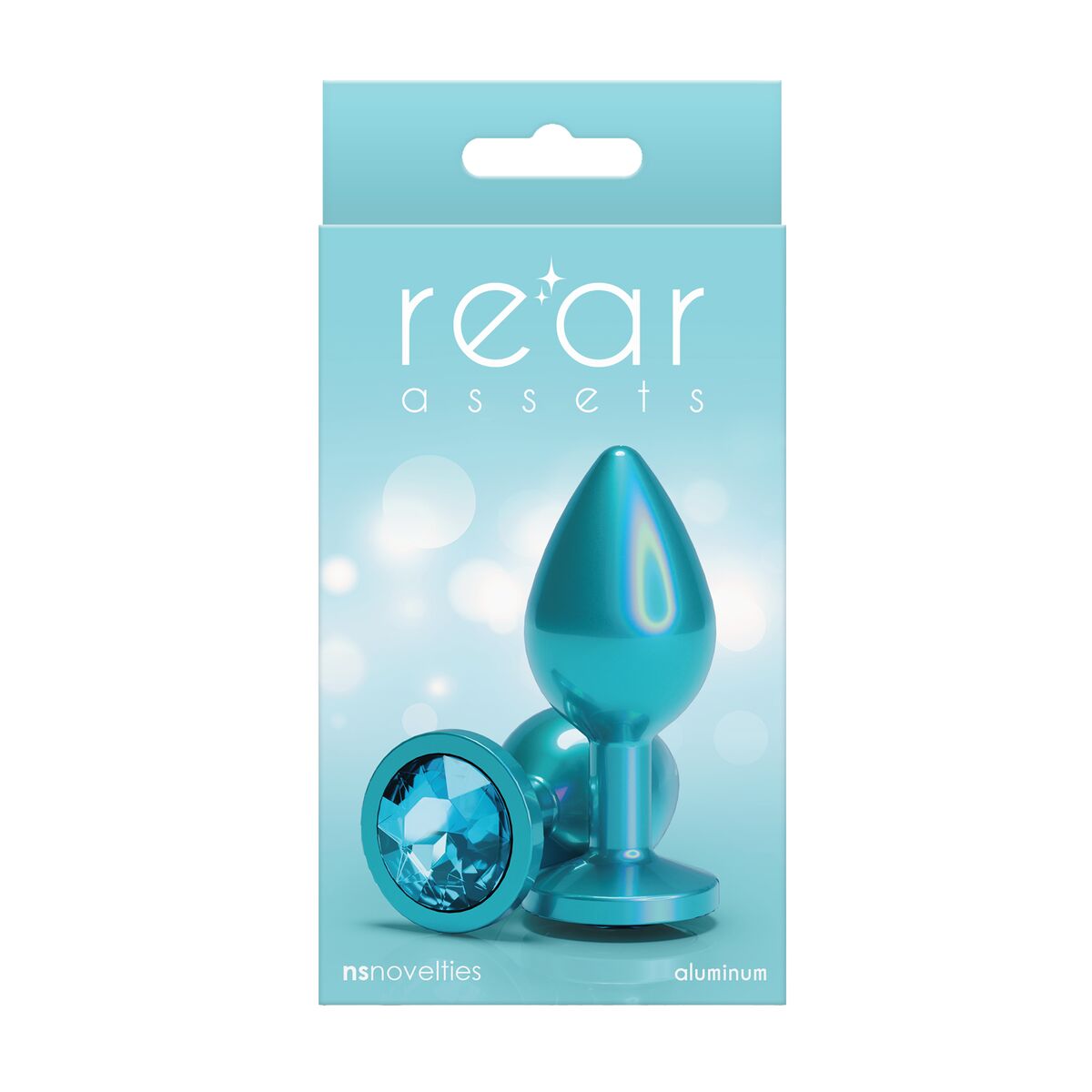 Plug Anale NS Novelties Rear Assets Azzurro (8,2 cm)