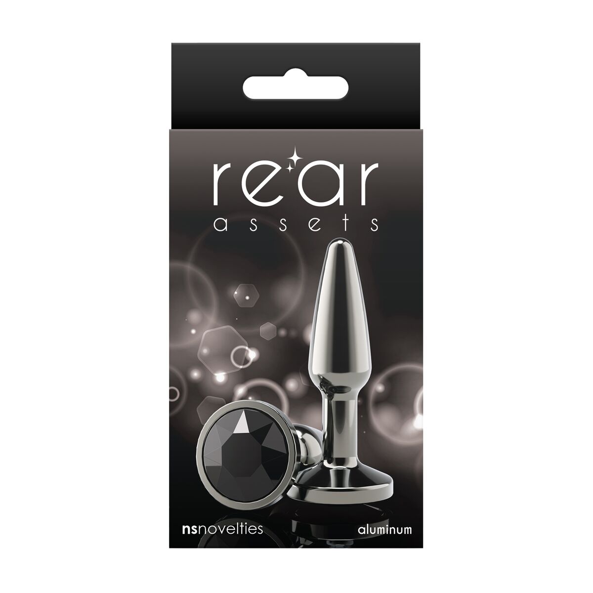 Plug Anale NS Novelties Rear Assets Nero (6,9 cm)