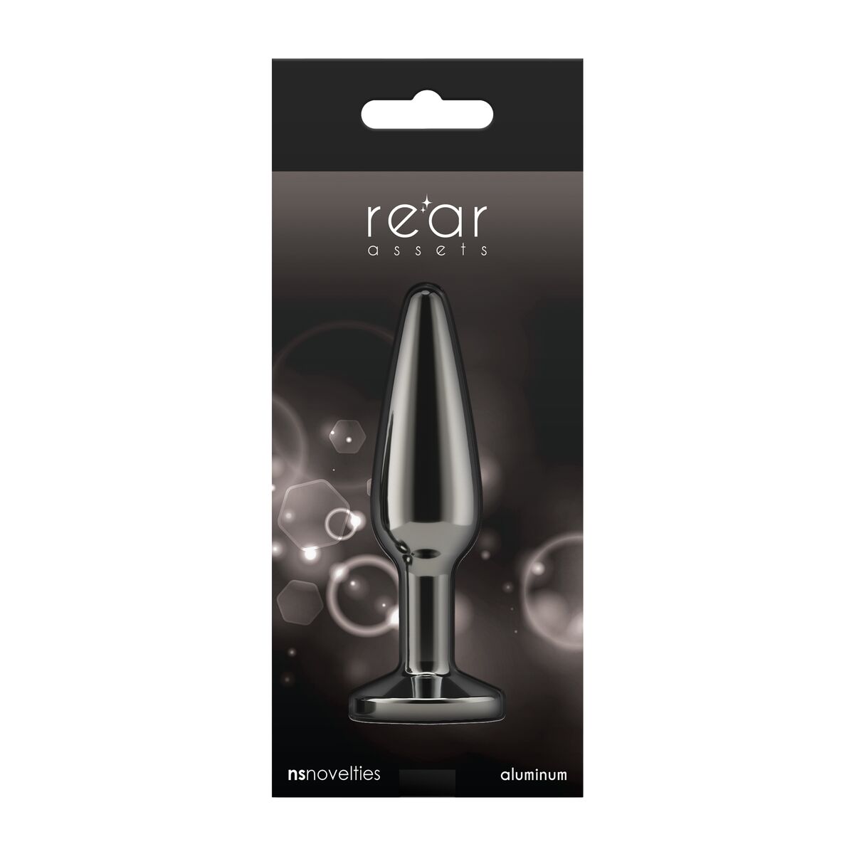Plug Anale NS Novelties Rear Assets Nero (8,8 cm)