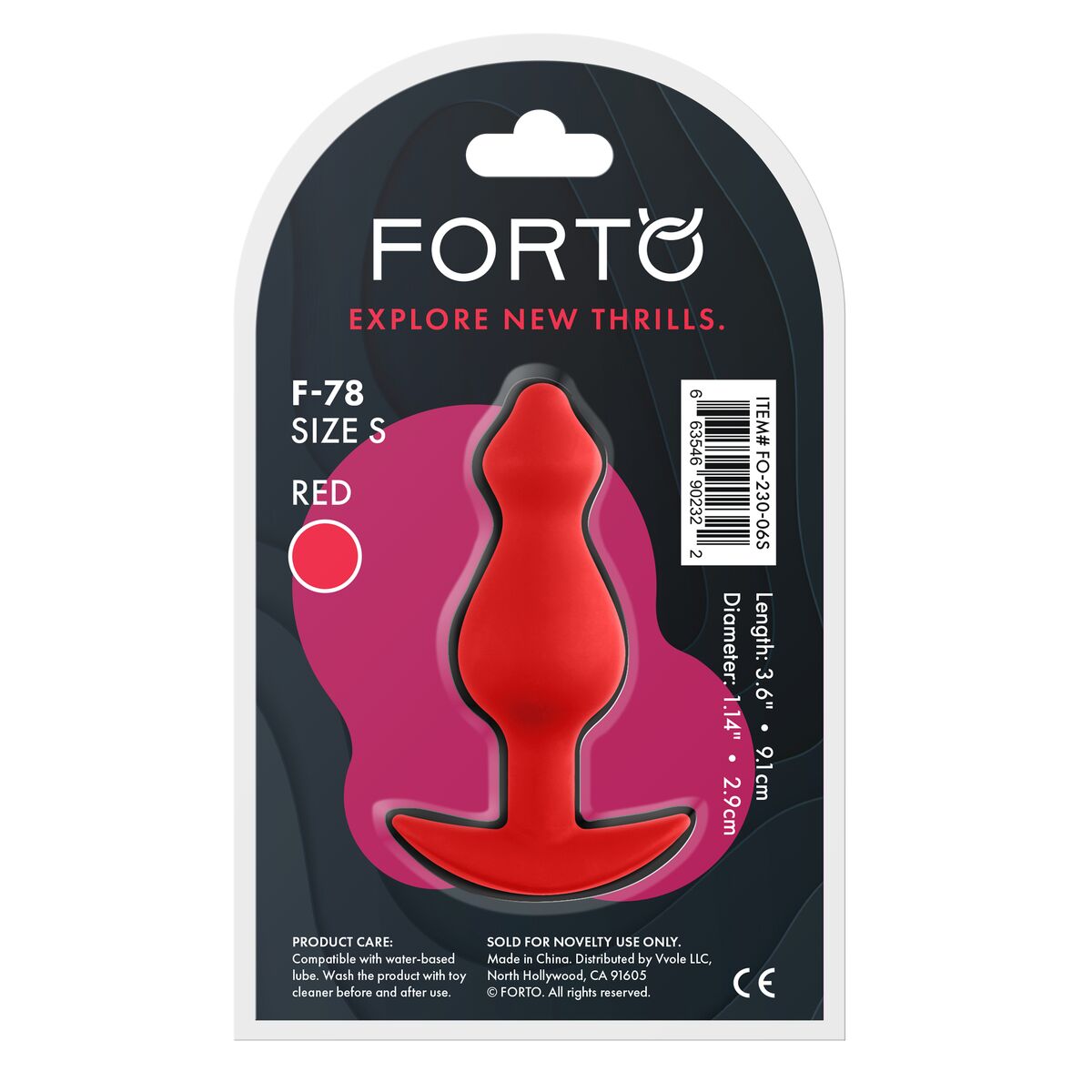 Plug Anale Forto Rosso