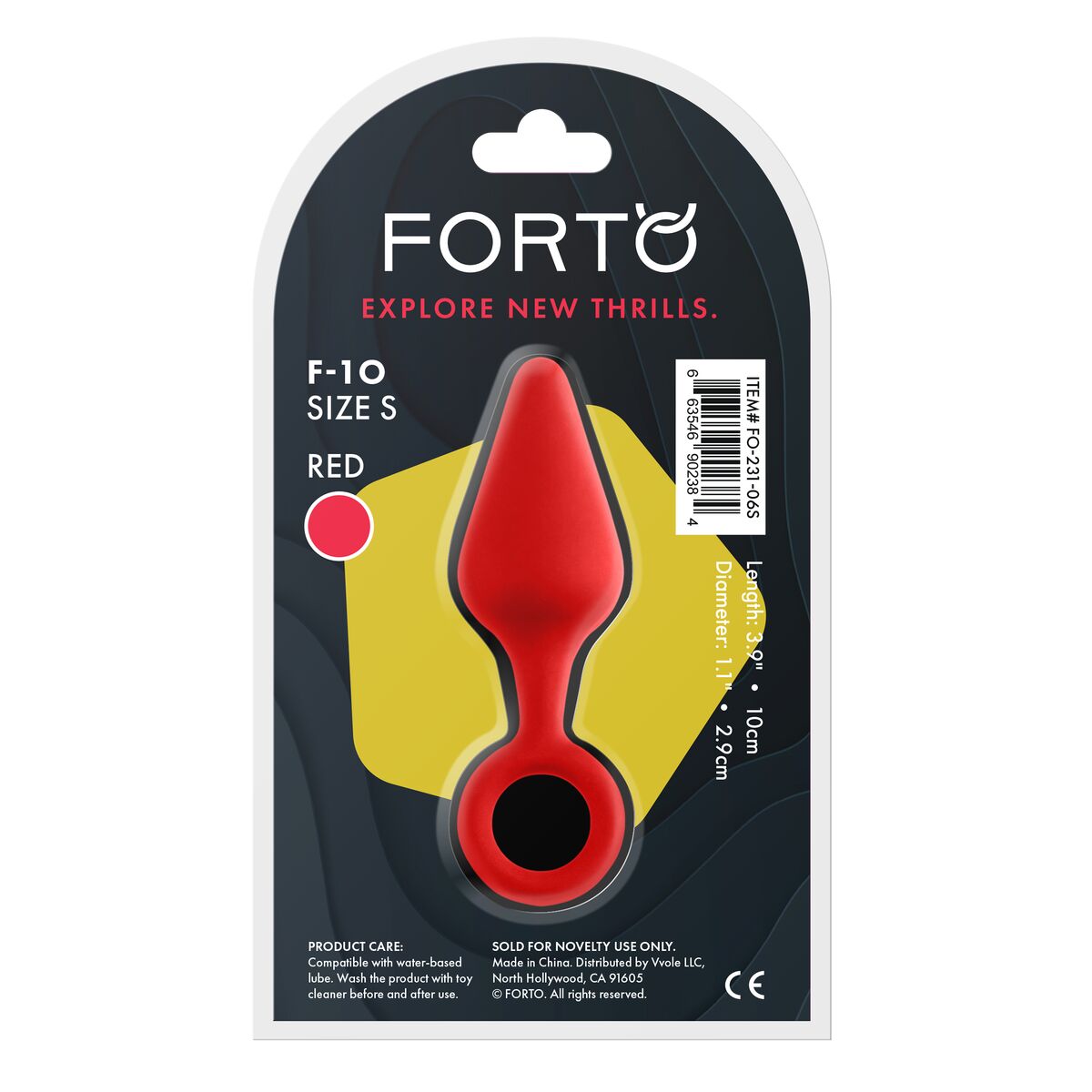 Plug Anale Forto Rosso