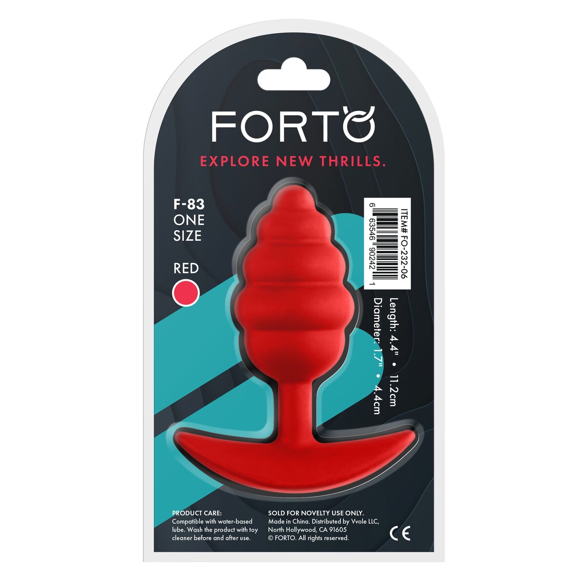 Plug Anale Forto Rosso