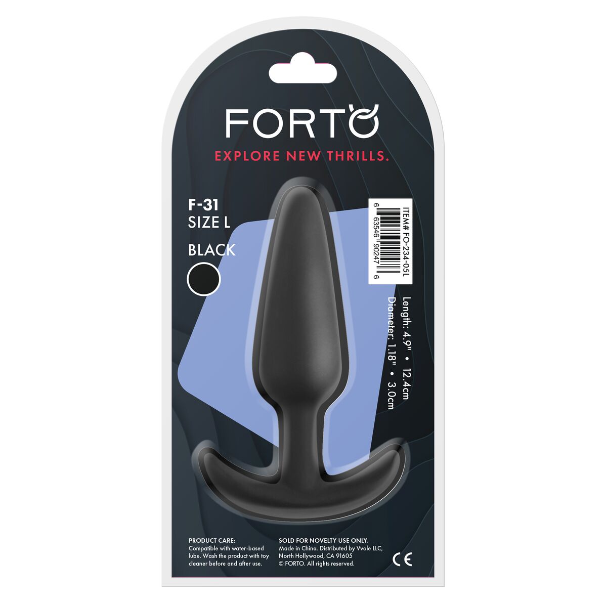 Plug Anale Forto Nero