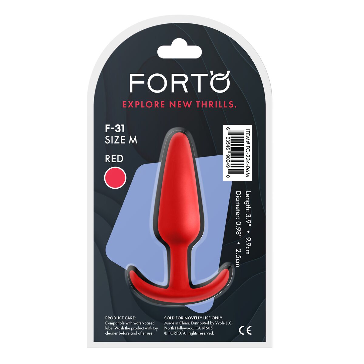 Plug Anale Forto Rosso