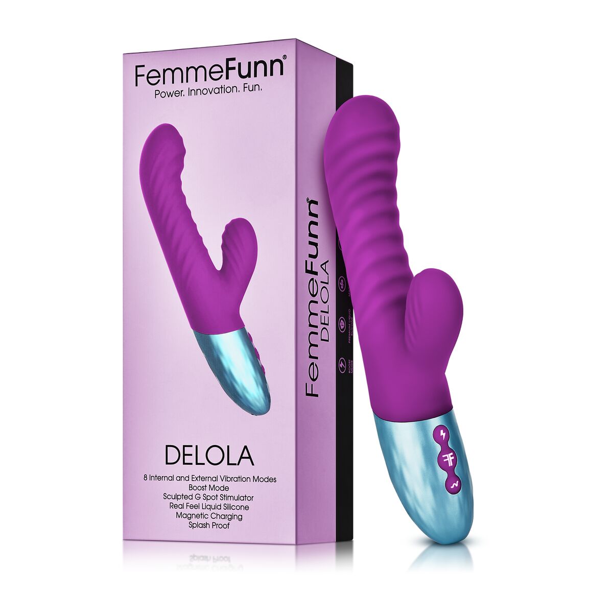 Vibratore per il Punto-G FemmeFunn Delola Viola