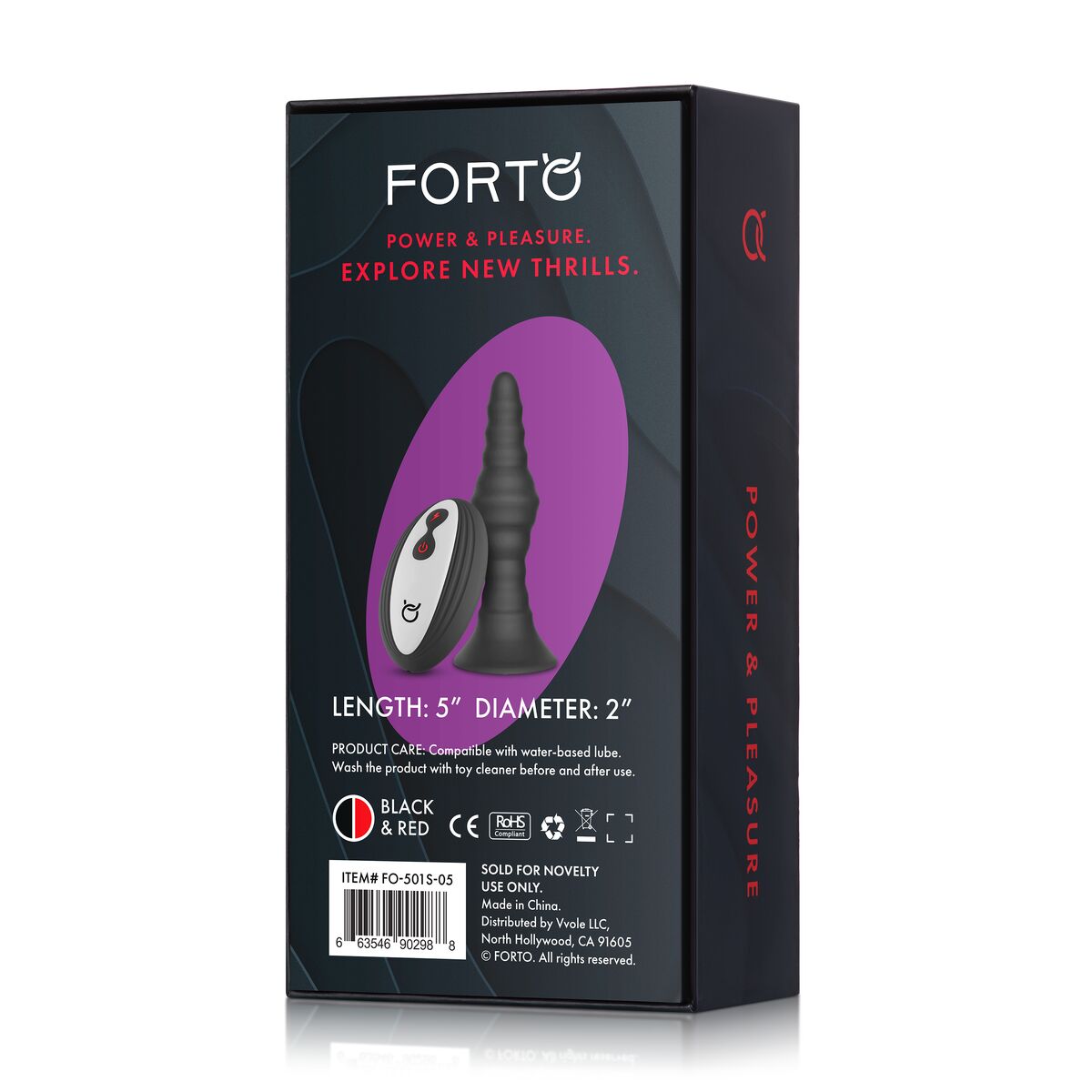Plug Anale Forto Nero