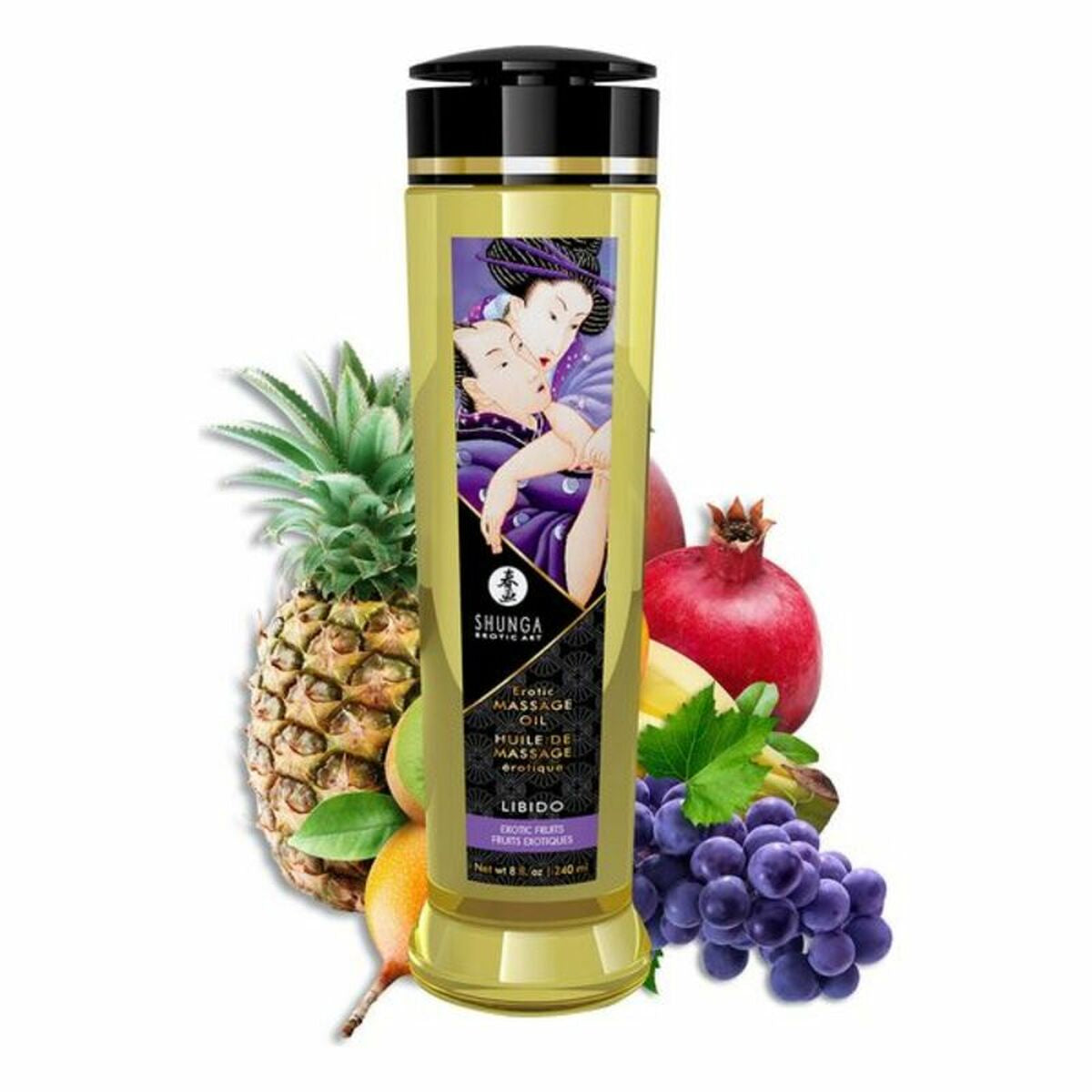 Olio per Massaggio Erotico Shunga Líbido Frutta Esotica (240 ml)