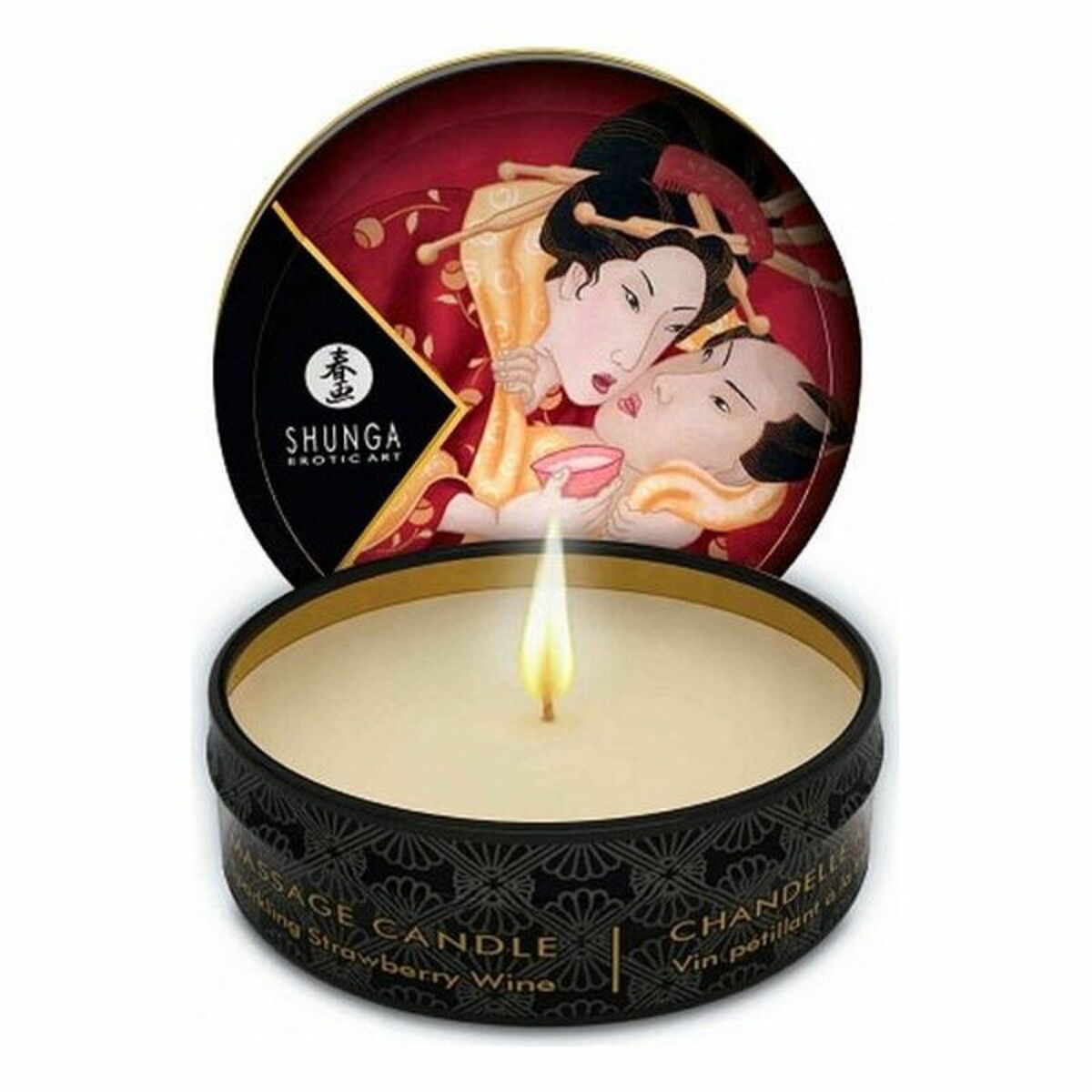 Candela per Massaggio Shunga 9046084 Fragola 30 ml