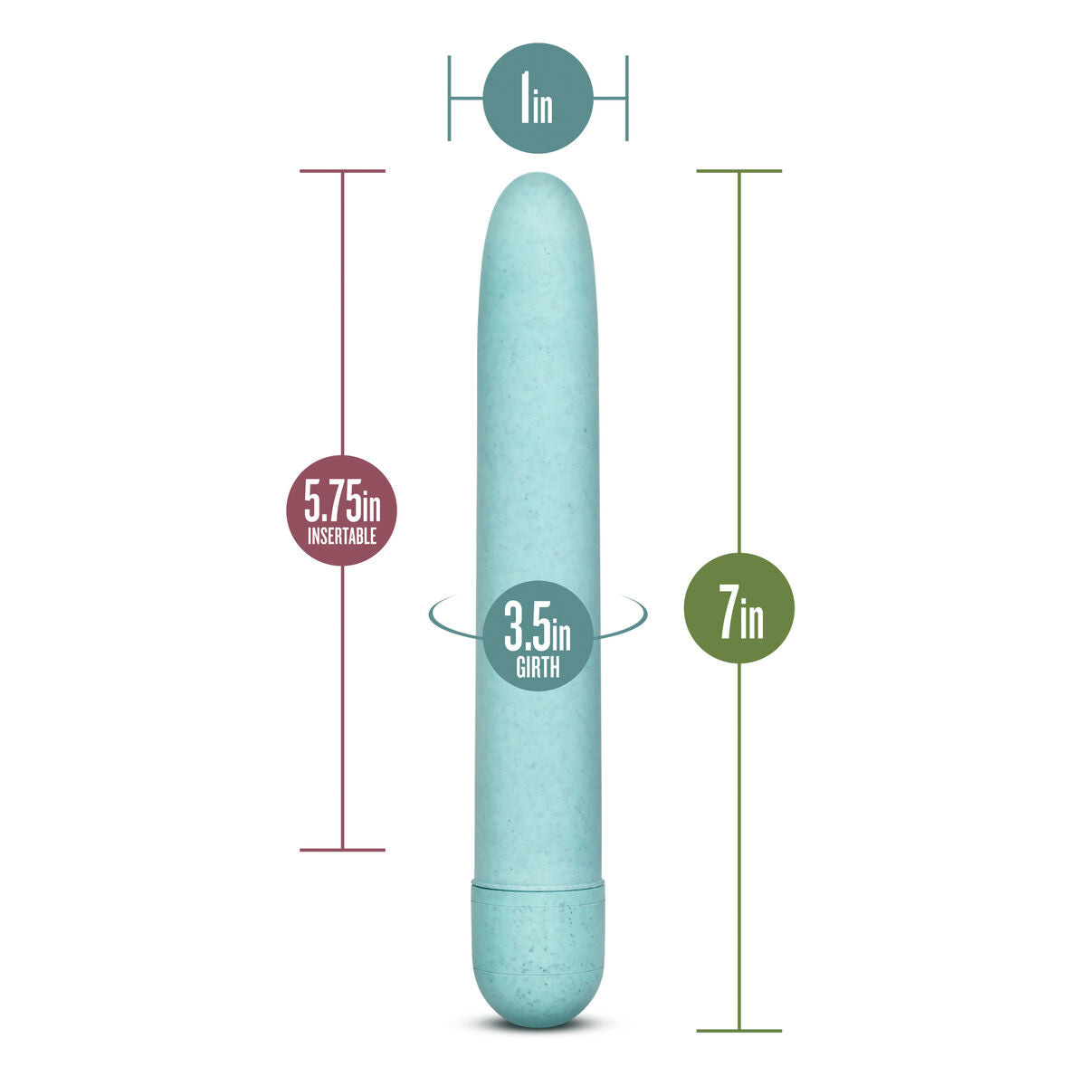 Vibratore Blush Gaia Azzurro