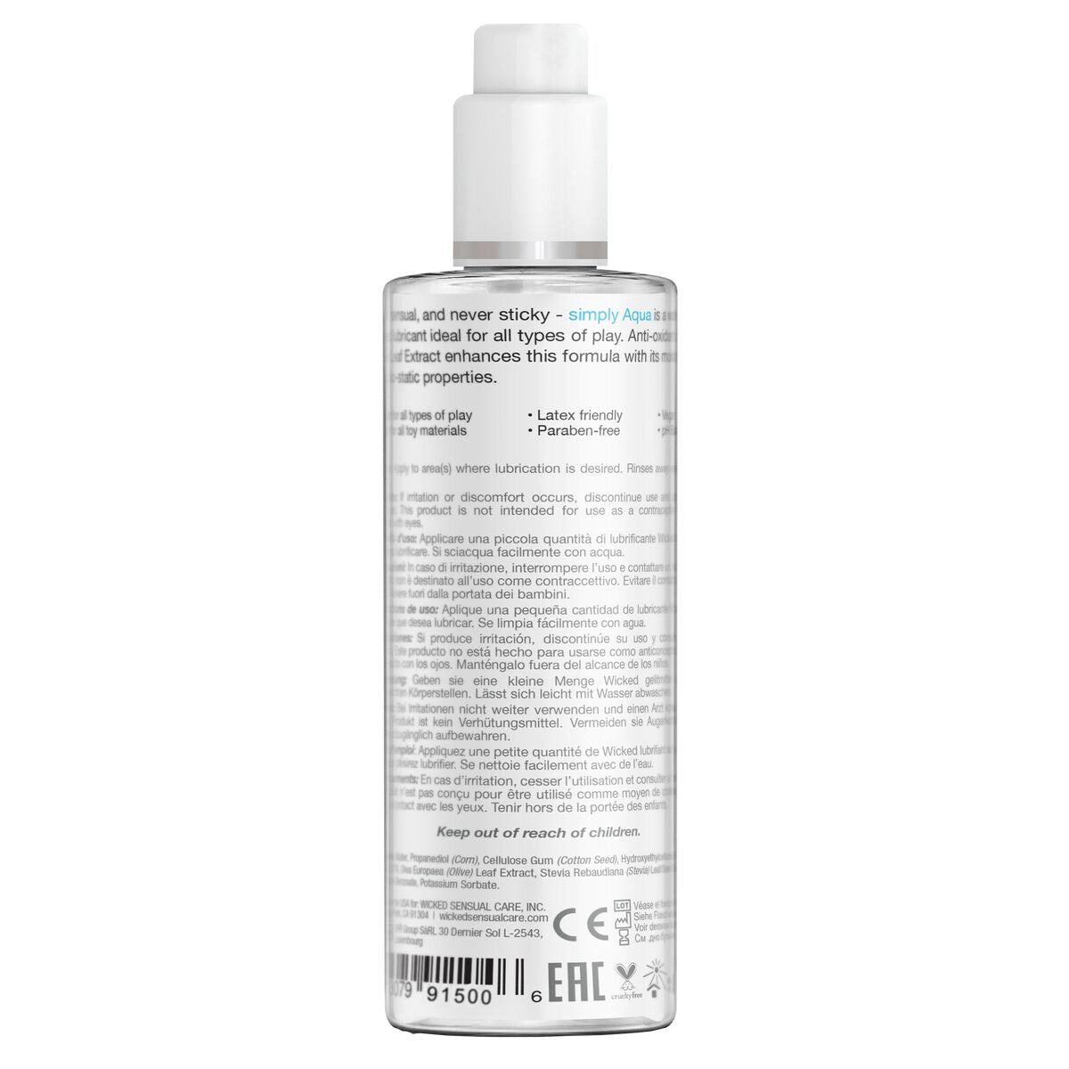 Lubrificante Wicked Sensual Care 120 ml
