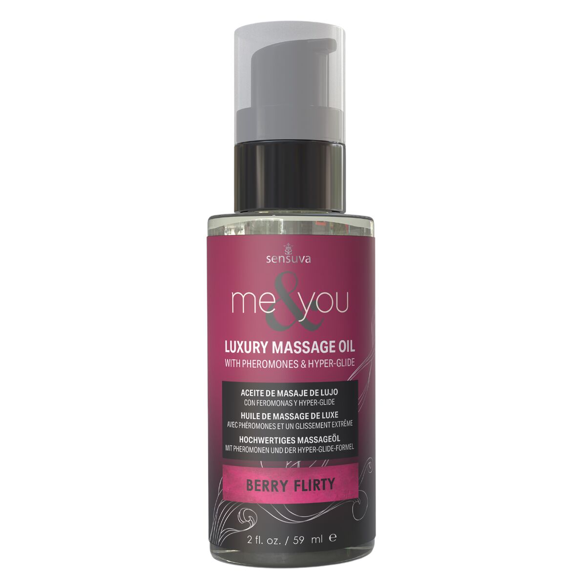 Olio per Massaggio Erotico Sensuva Lampone 59 ml