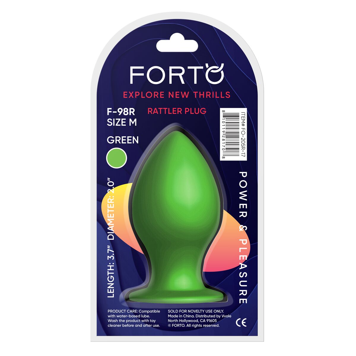 Plug Anale Forto Verde