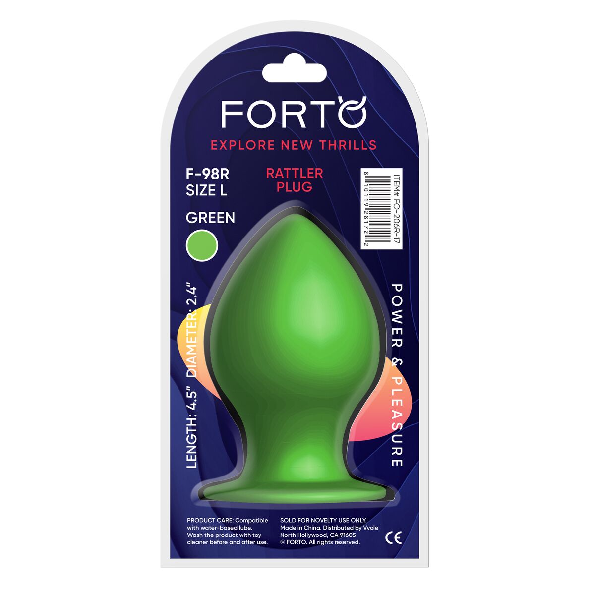 Plug Anale Forto Verde