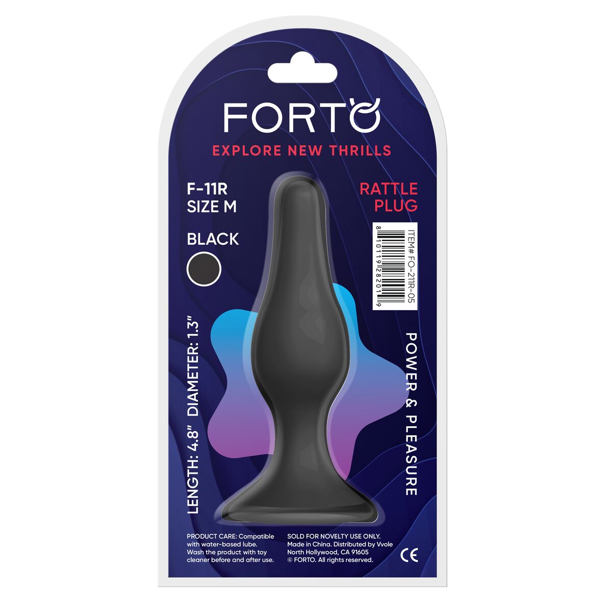 Plug Anale Forto Nero