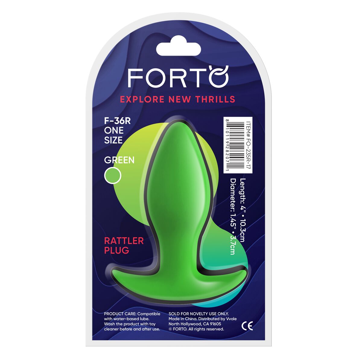 Plug Anale Forto Verde
