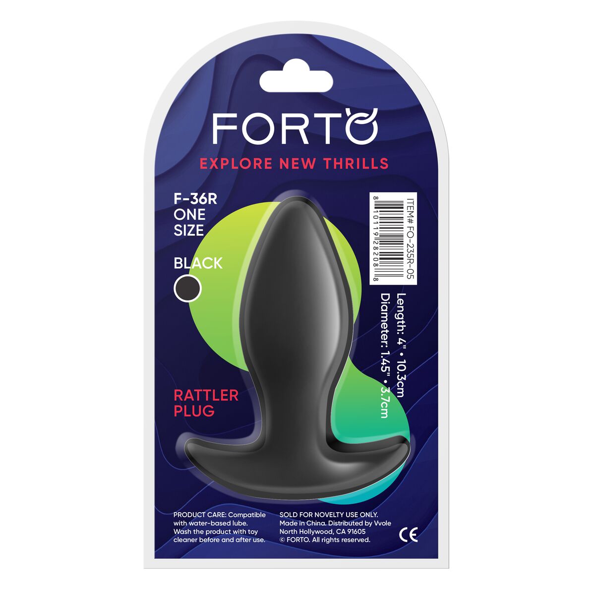 Plug Anale Forto Nero