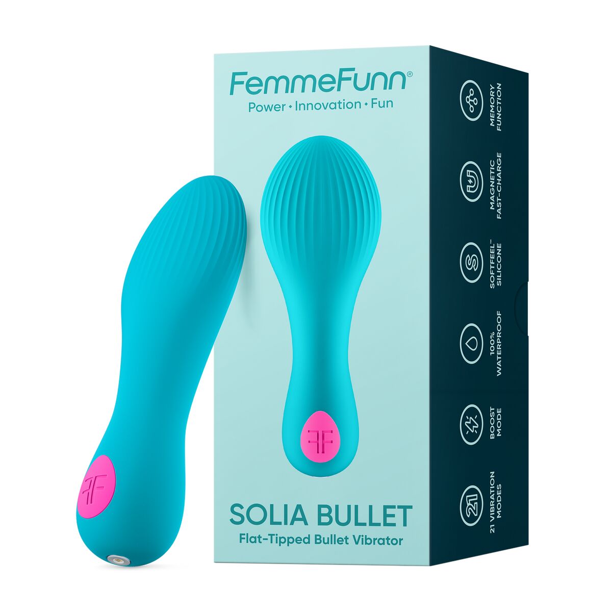 Vibratore Mini FemmeFunn Azzurro Blue