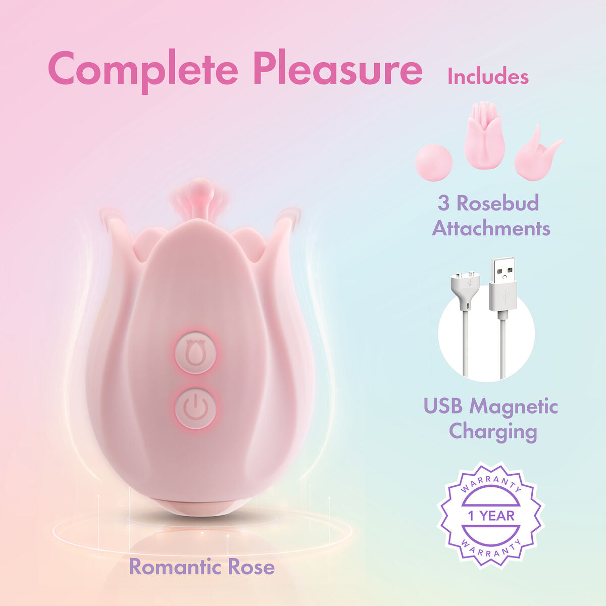 Massaggiatore Blush Play with me Rosa