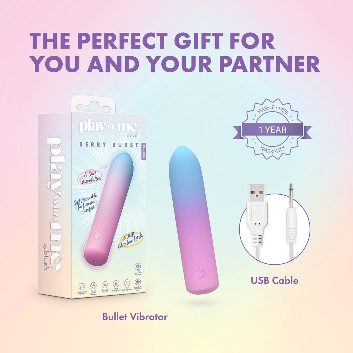 Vibratore Mini Blush Play with me