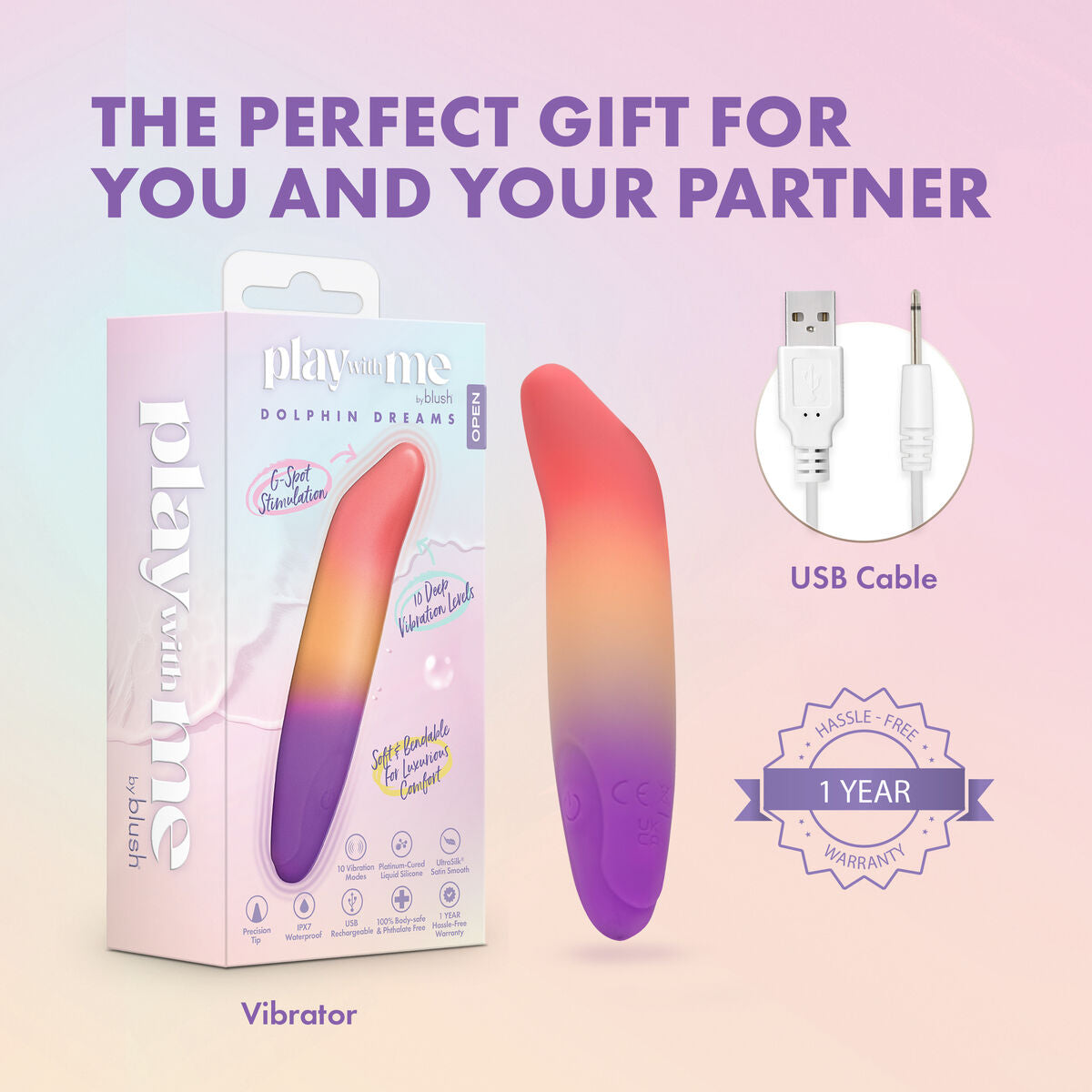 Vibratore Mini Blush Play with me