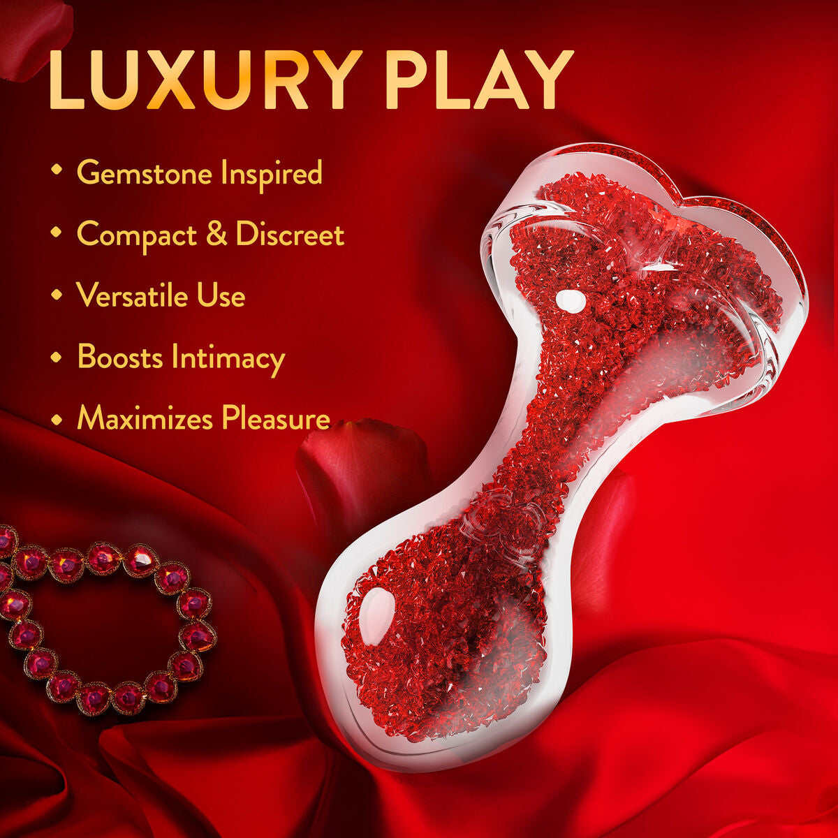 Plug Anale Blush Oh My Gem Rosso