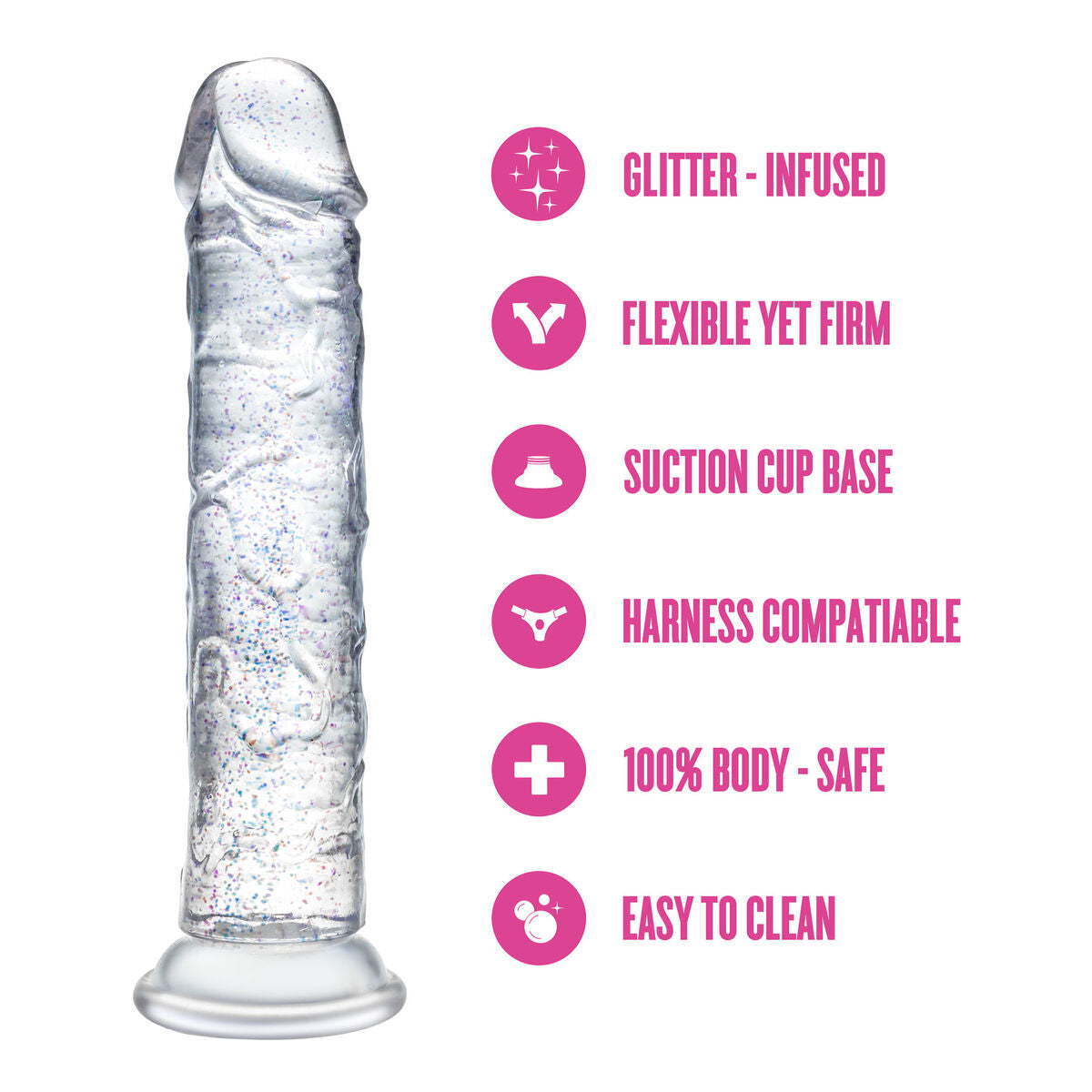 Dildo Realistico Blush Naturally Yours TPE Ø 3,8 cm (16,5 cm)