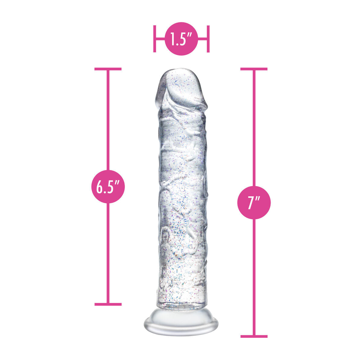 Dildo Realistico Blush Naturally Yours TPE Ø 3,8 cm (16,5 cm)