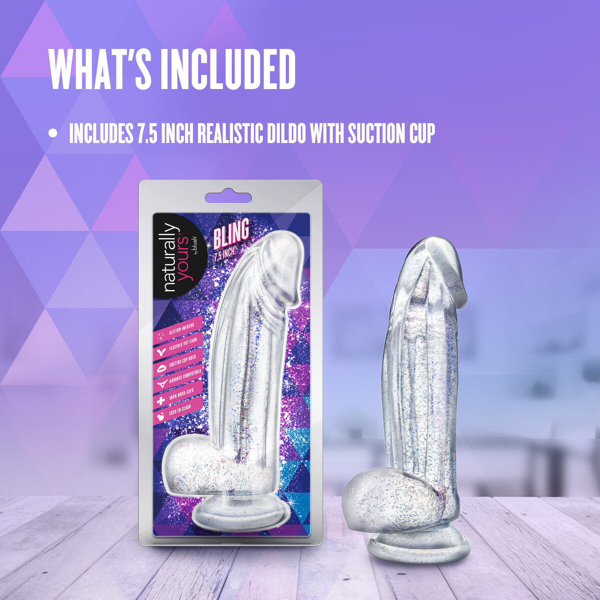 Dildo Realistico Blush Naturally Yours TPE Ø 5 cm (14 cm)