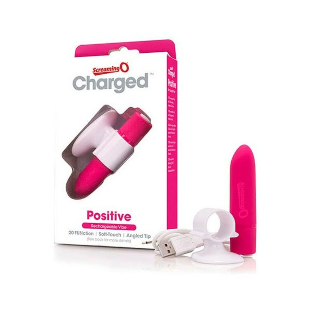 Vibratore Charged Positive Fragola The Screaming O Charged