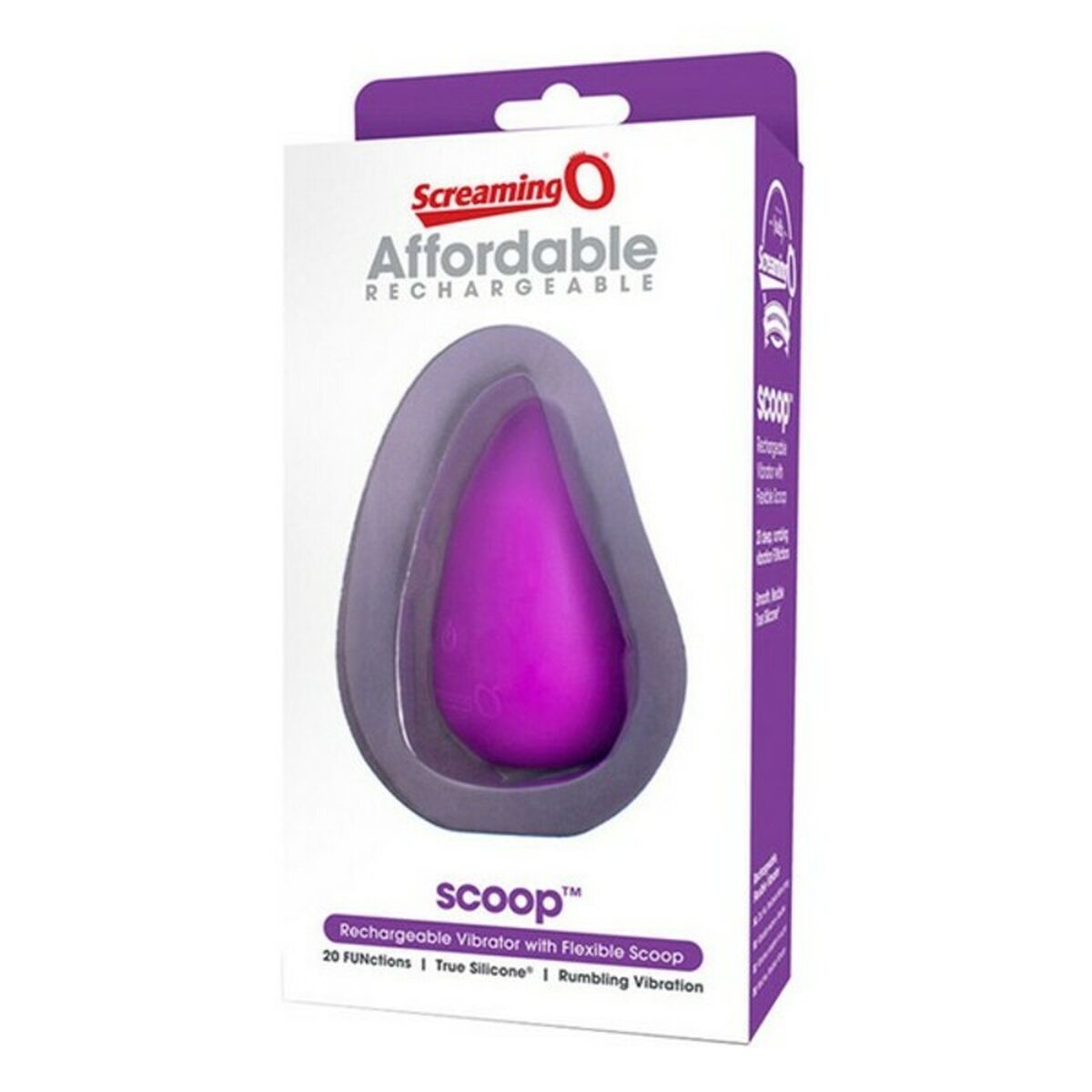Uovo Vibrante Eilium The Screaming O Affordable Rechargeable Scoop Lilla