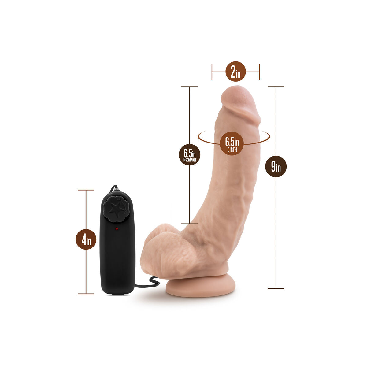 Dildo Realistico Blush Loverboy PVC Ø 5 cm