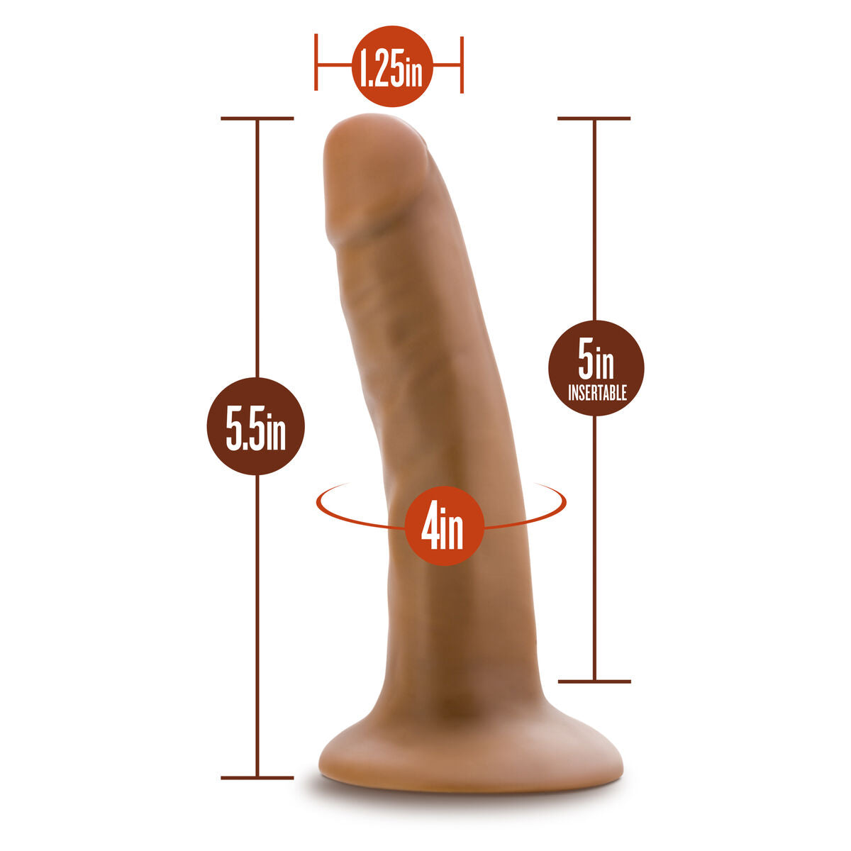 Dildo Realistico Blush Dr Skin PVC Ø 3,2 cm