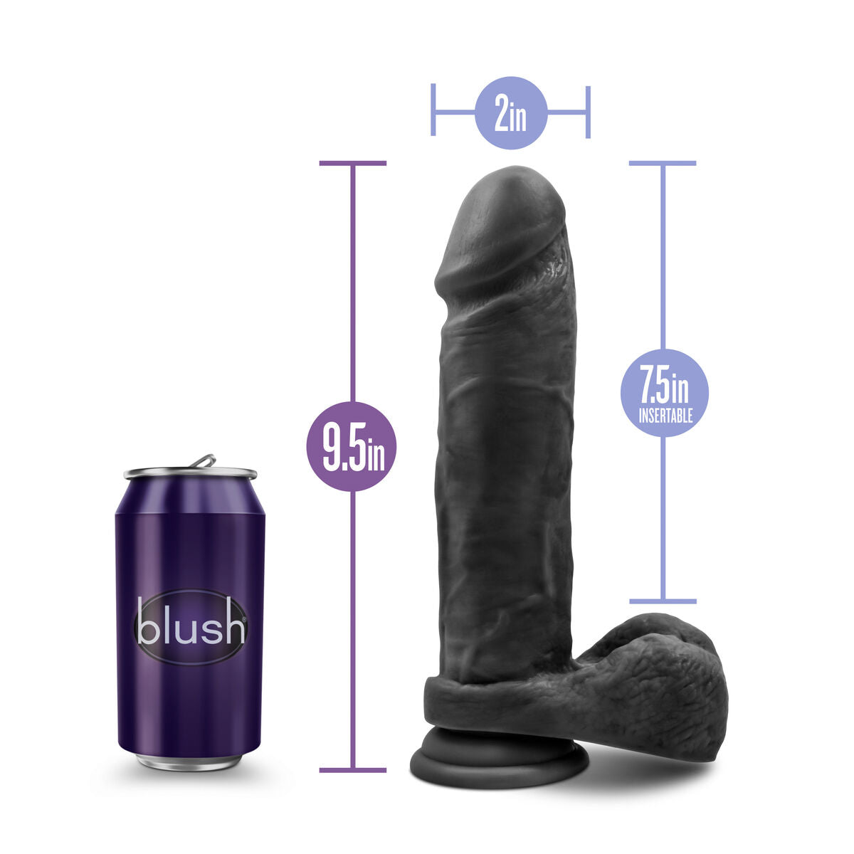 Dildo Realistico Blush Au Naturel TPE Ø 5 cm
