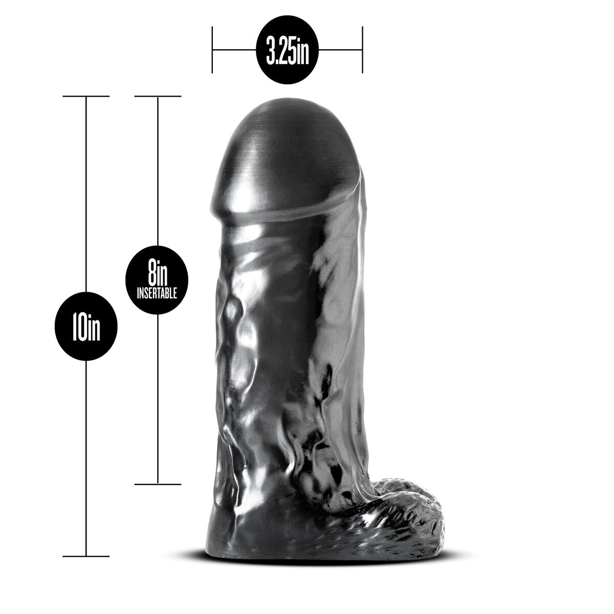 Dildo Realistico Blush Jet PVC Ø 8,2 cm