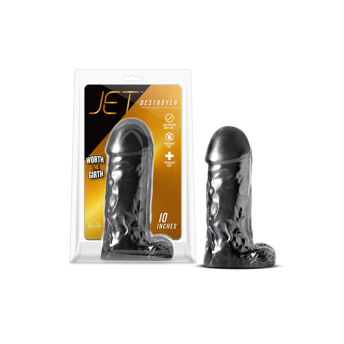 Dildo Realistico Blush Jet PVC Ø 8,2 cm